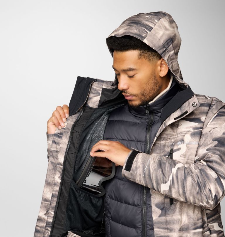 jaqueta masculina whirlibird v printed interchange