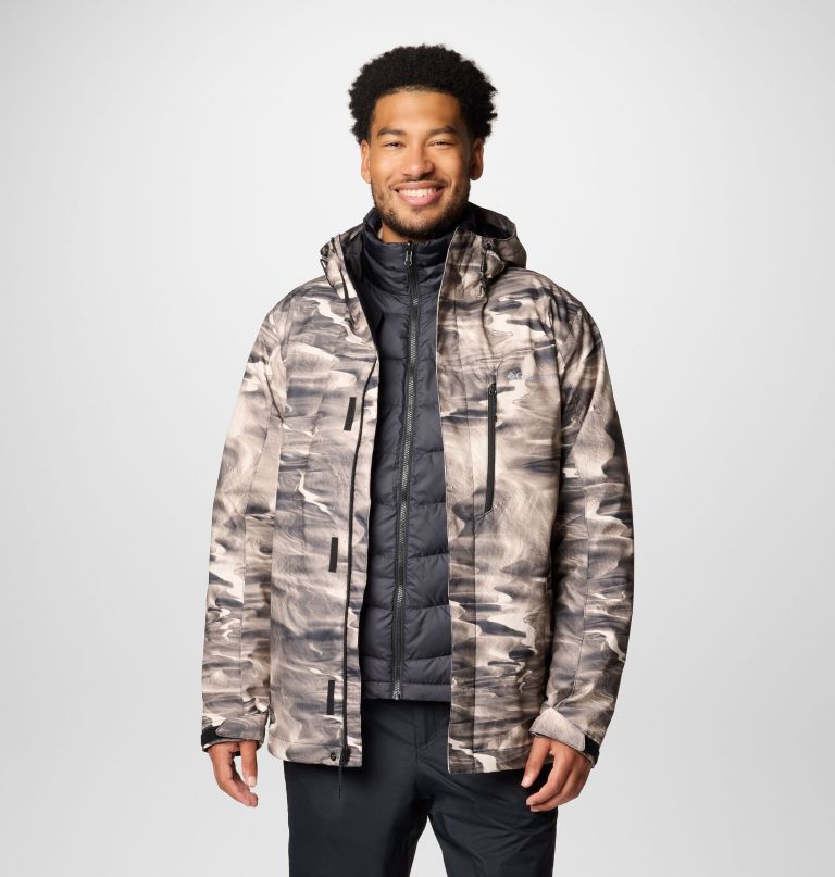 jaqueta masculina whirlibird v printed interchange