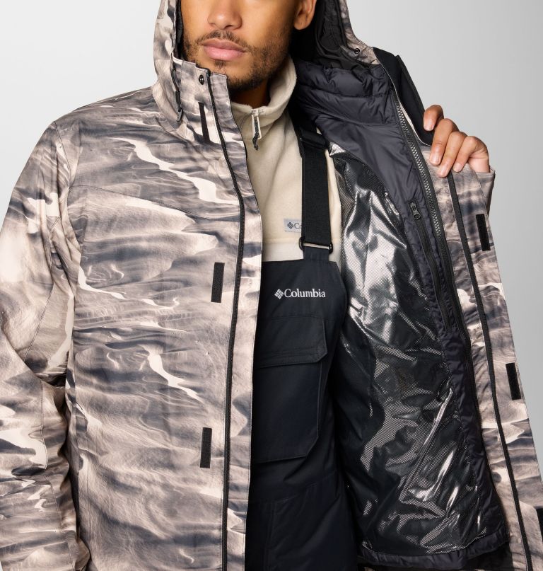 jaqueta masculina whirlibird v printed interchange