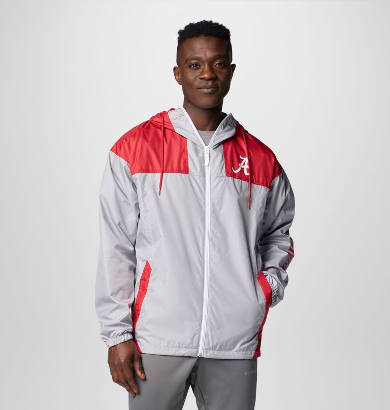jaqueta corta-vento masculina universitária flash challenger ii - alabama