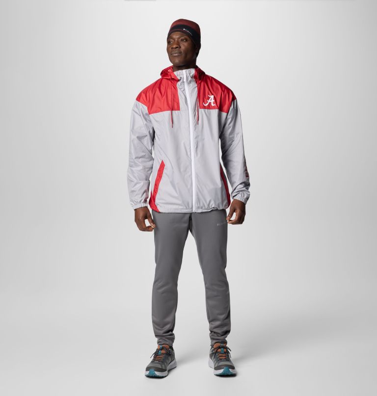 jaqueta corta-vento masculina universitária flash challenger ii - alabama