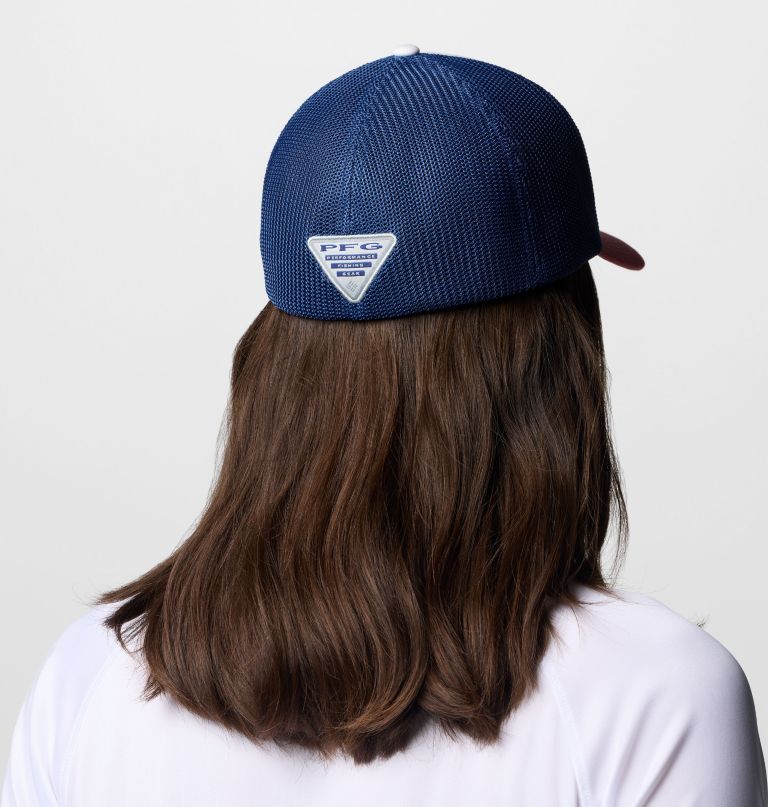 boné de beisebol de malha com logotipo pfg