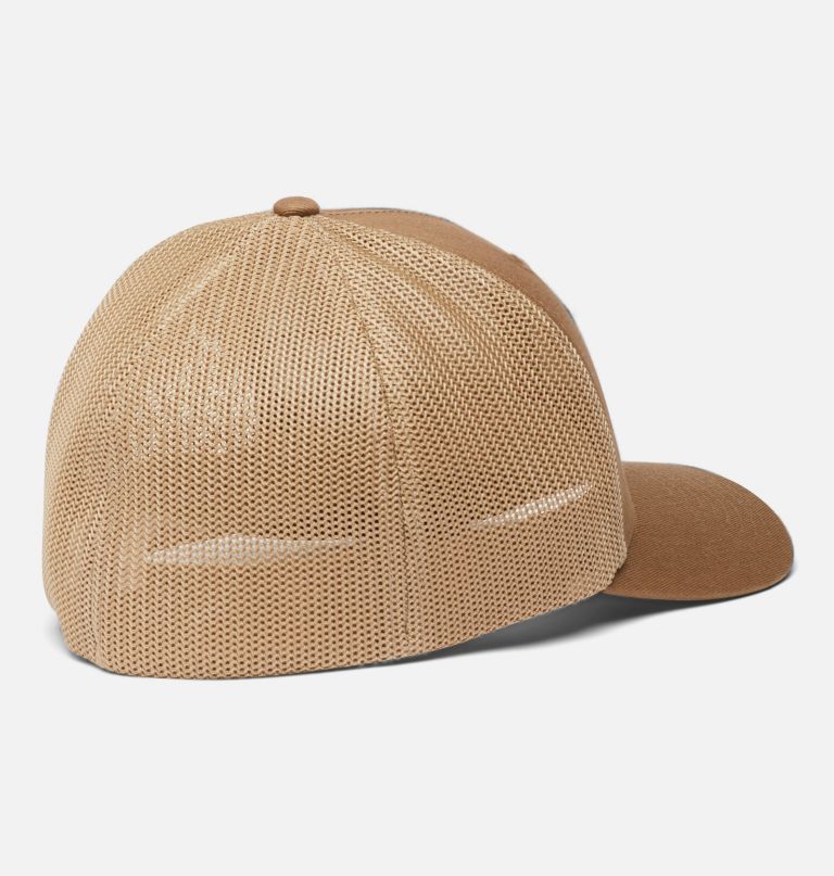 boné columbia mesh com estampa de árvore e bandeira
