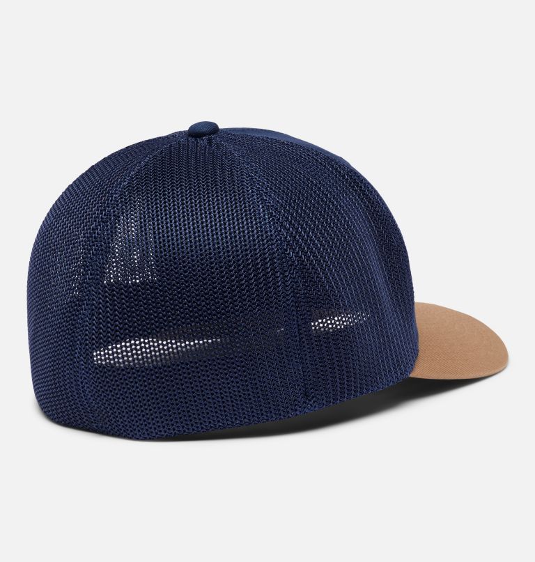 boné columbia mesh com estampa de árvore e bandeira