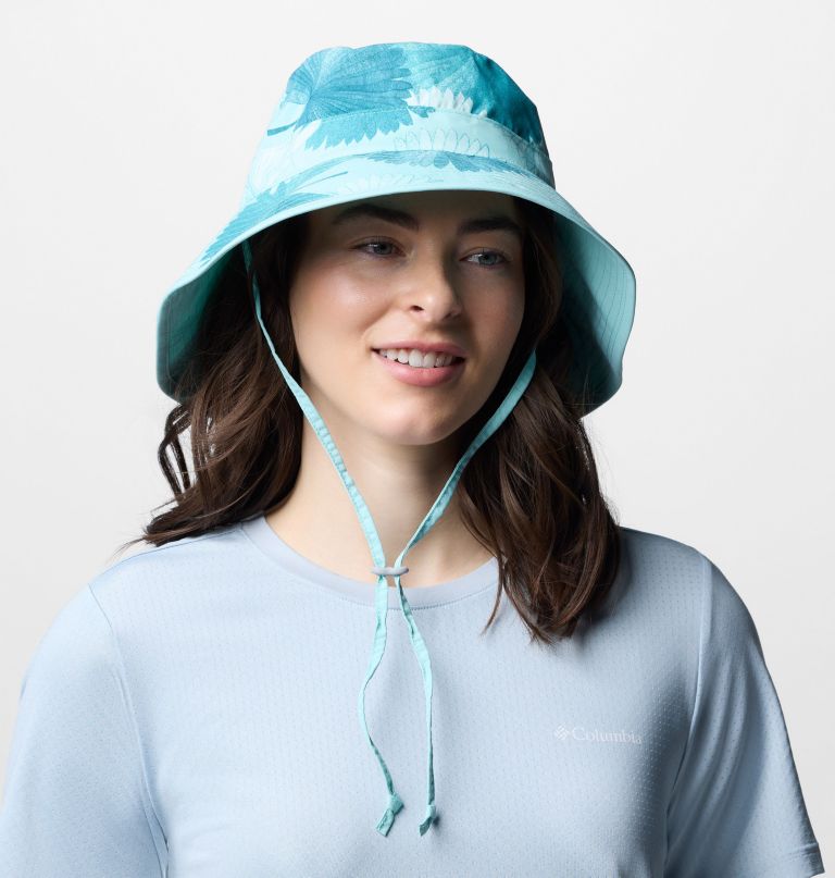 chapéu de sol feminino com estampa diamond crest