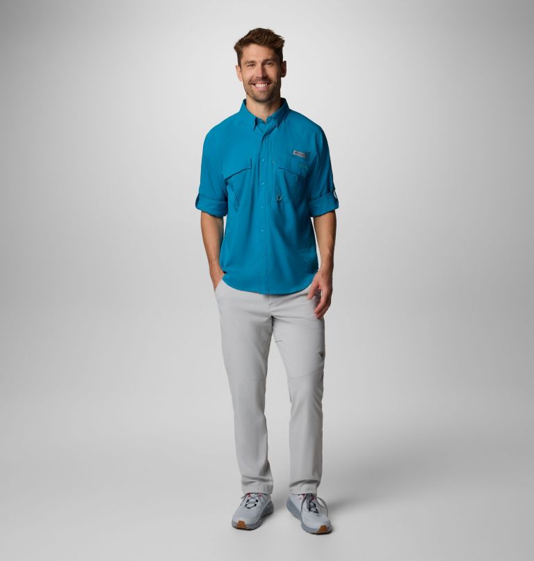 camisa de manga comprida masculina pfg shadowcaster zero