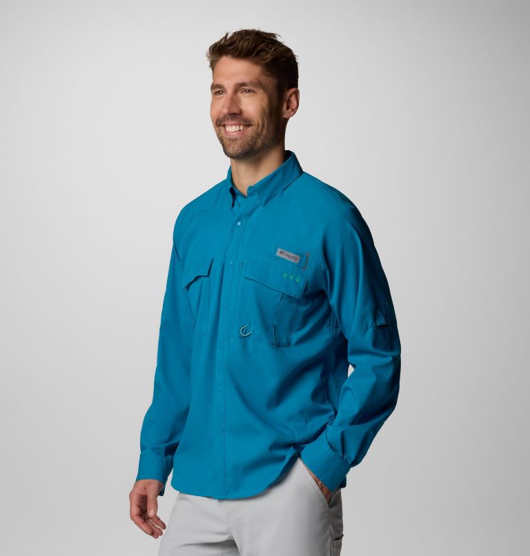 camisa de manga comprida masculina pfg shadowcaster zero