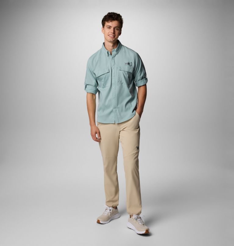 camisa de manga comprida masculina pfg shadowcaster zero