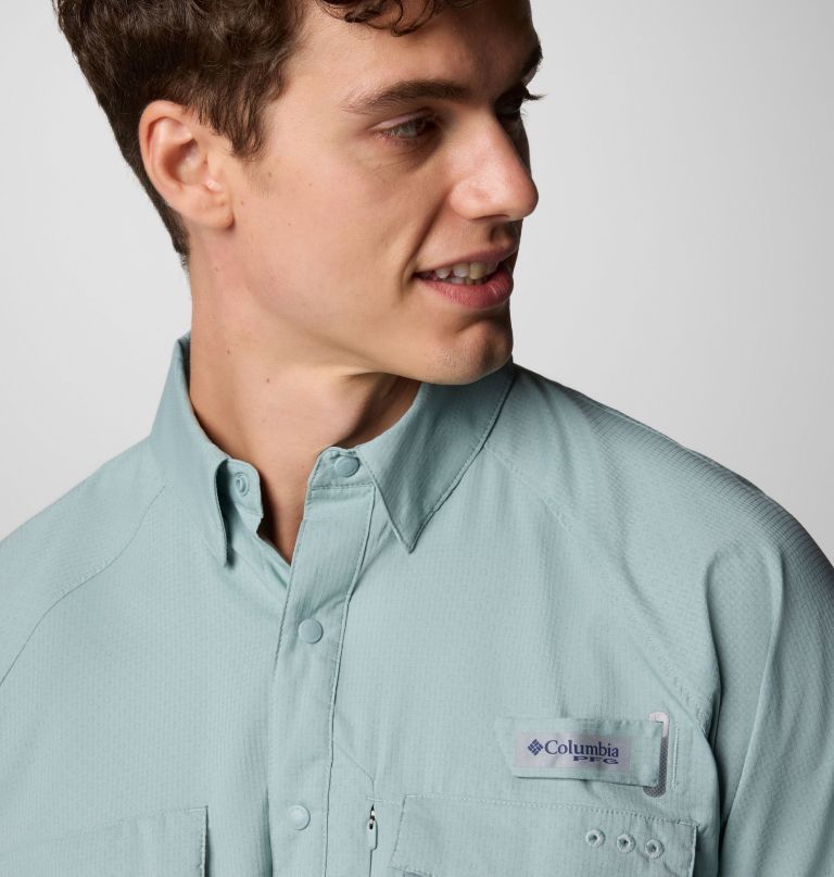 camisa de manga comprida masculina pfg shadowcaster zero