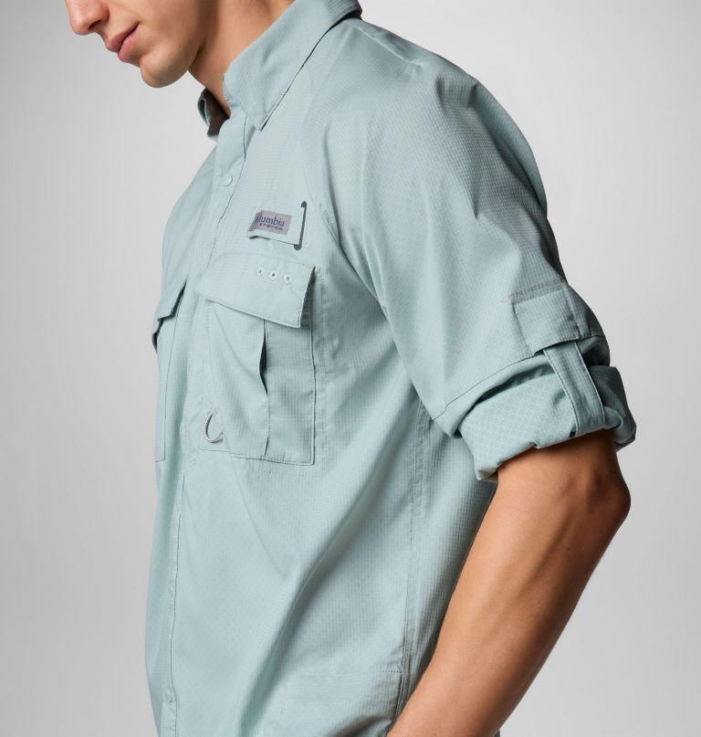 camisa de manga comprida masculina pfg shadowcaster zero