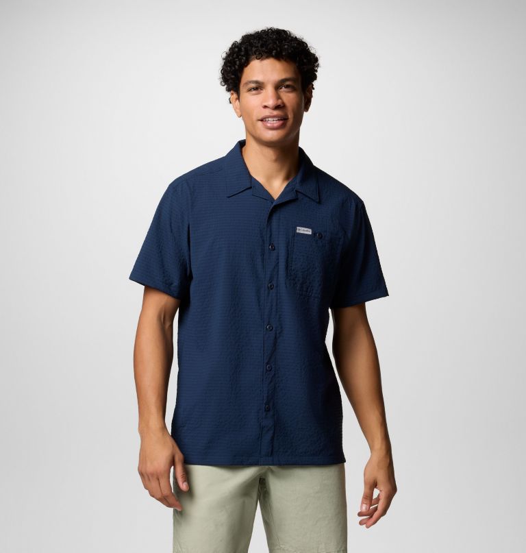 camisa de manga curta para camping masculina utilizer