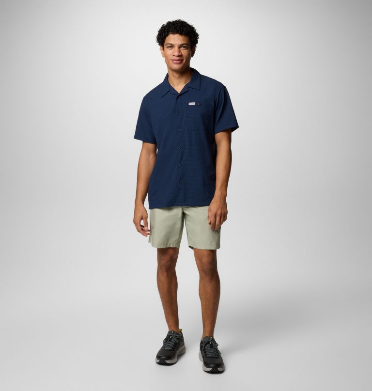 camisa de manga curta para camping masculina utilizer
