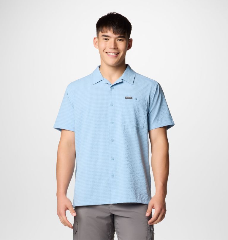 camisa de manga curta para camping masculina utilizer