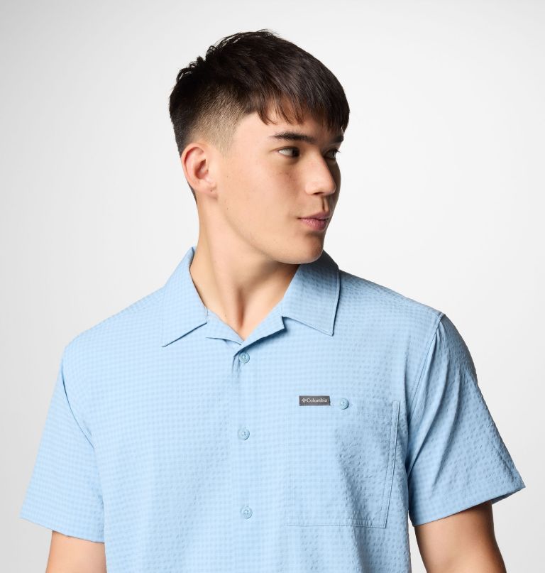 camisa de manga curta para camping masculina utilizer