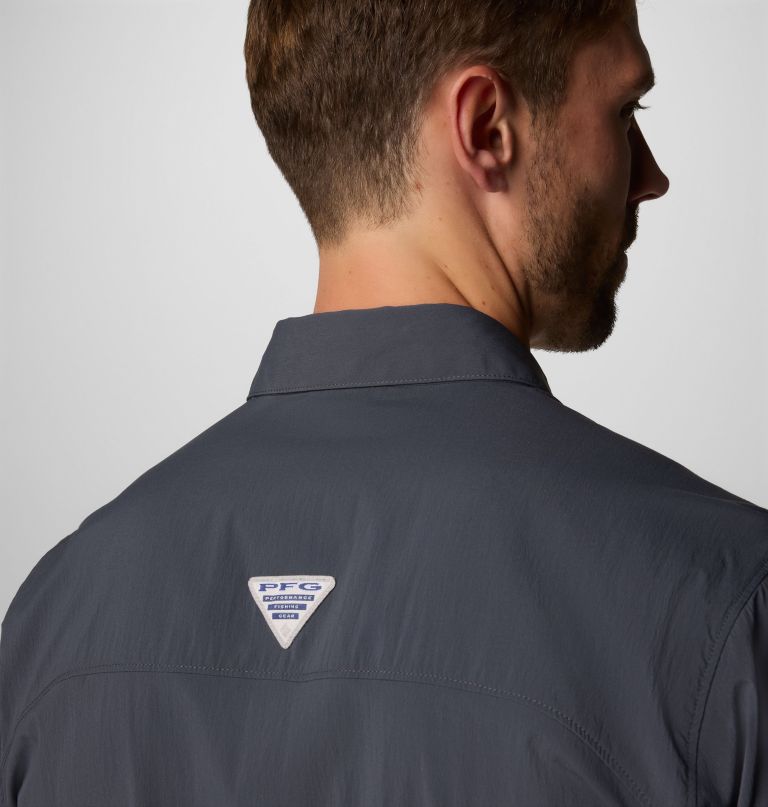 camisa de manga comprida masculina pfg wild cast