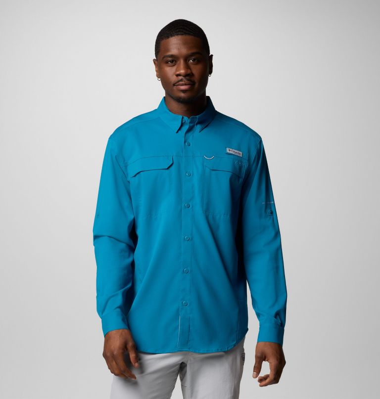 camisa de manga comprida masculina pfg fly range zero
