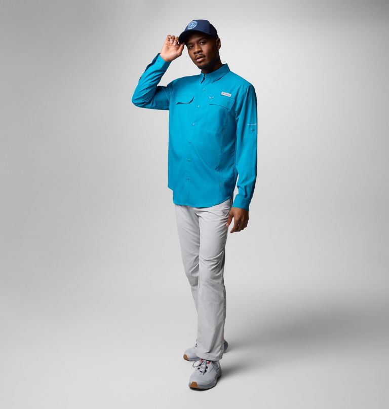 camisa de manga comprida masculina pfg fly range zero