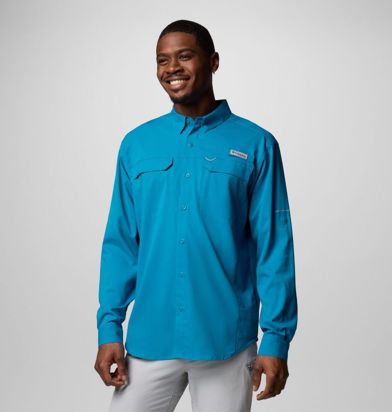 camisa de manga comprida masculina pfg fly range zero