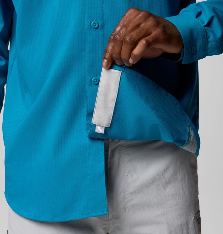 camisa de manga comprida masculina pfg fly range zero