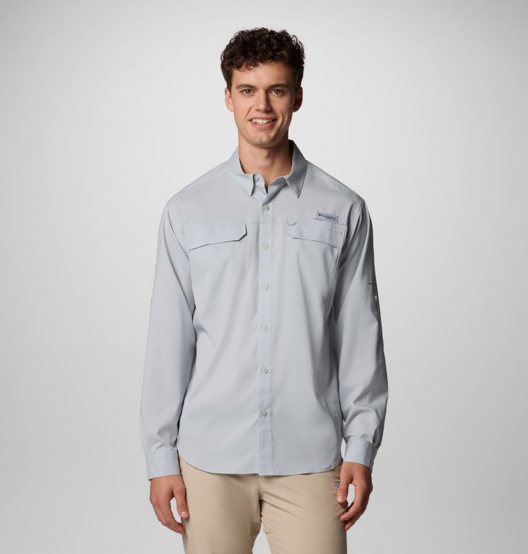camisa de manga comprida masculina pfg fly range zero