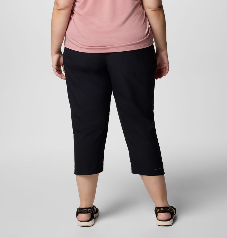 calça capri leslie falls feminina ii - tamanhos grandes