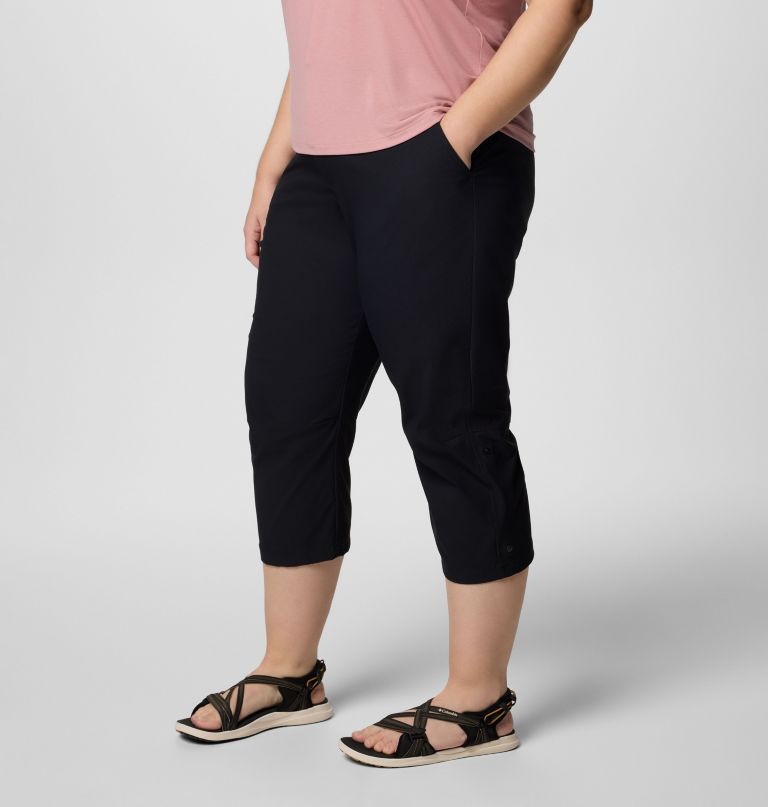 calça capri leslie falls feminina ii - tamanhos grandes