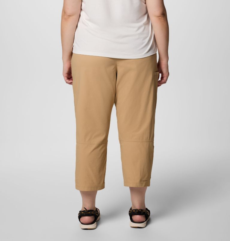 calça capri leslie falls feminina ii - tamanhos grandes