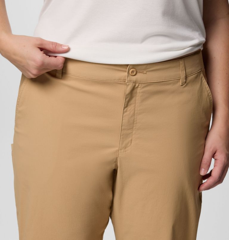 calça capri leslie falls feminina ii - tamanhos grandes
