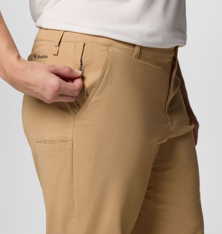 calça capri leslie falls feminina ii - tamanhos grandes
