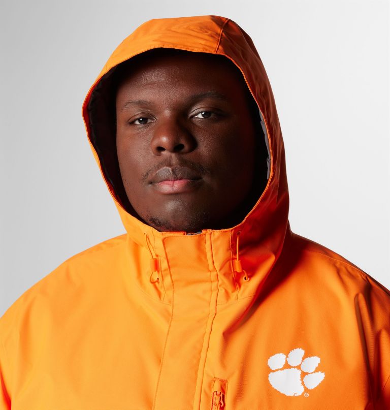 jaqueta masculina universitária field bound - clemson - tamanho grande