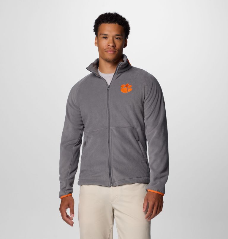 jaqueta fleece masculina universitária flanker iv - clemson