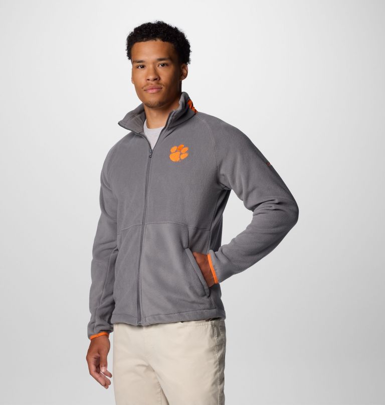 jaqueta fleece masculina universitária flanker iv - clemson