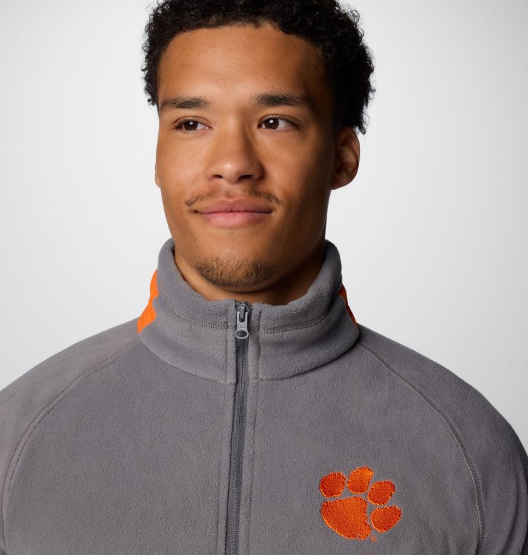 jaqueta fleece masculina universitária flanker iv - clemson