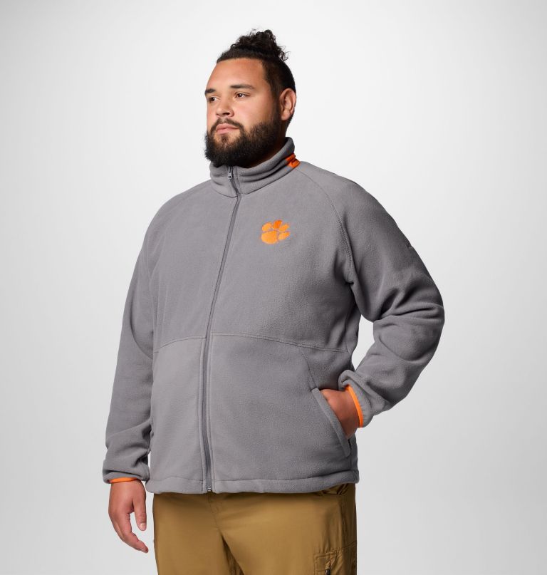 jaqueta fleece masculina universitária flanker iv - clemson - tamanho grande