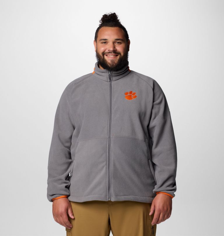jaqueta fleece masculina universitária flanker iv - clemson - tamanho grande