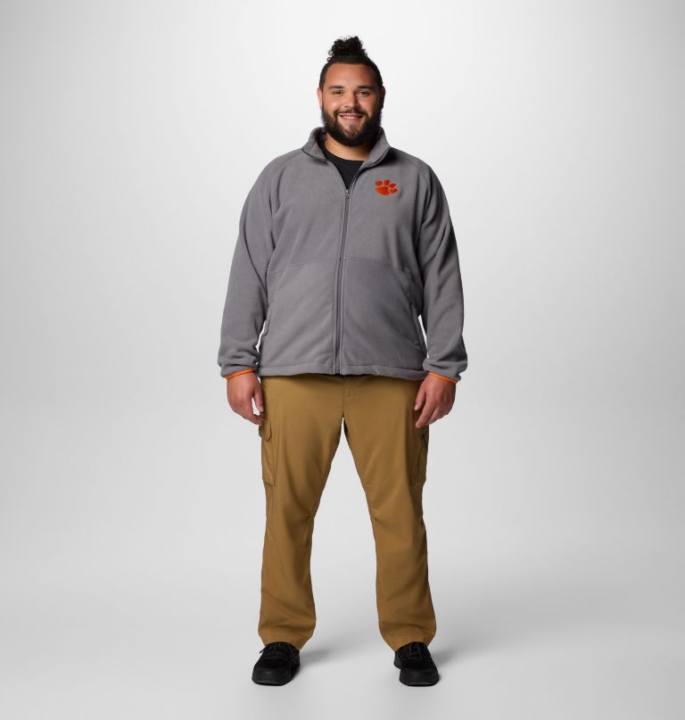 jaqueta fleece masculina universitária flanker iv - clemson - tamanho grande