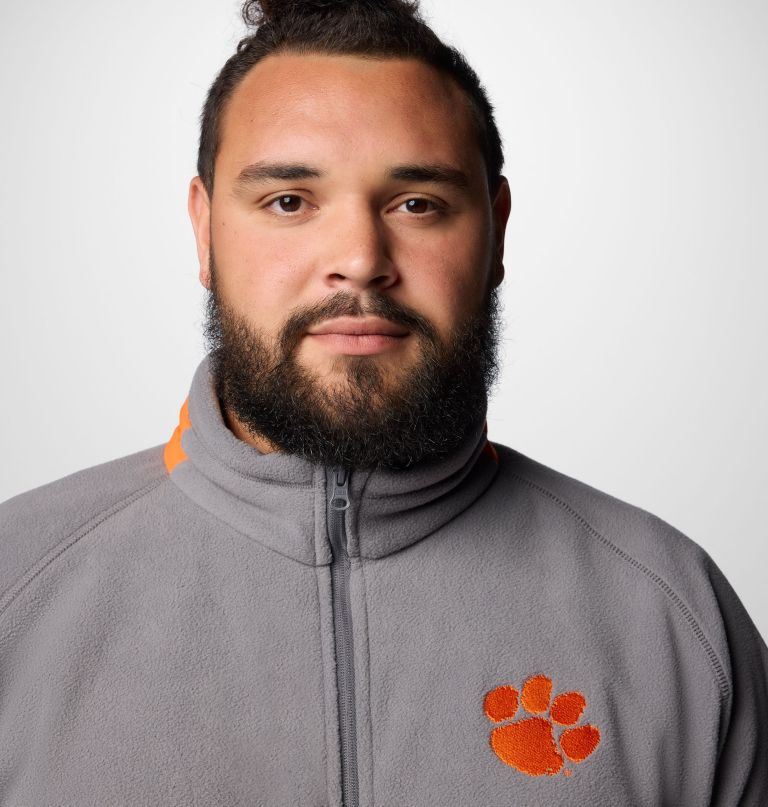 jaqueta fleece masculina universitária flanker iv - clemson - tamanho grande