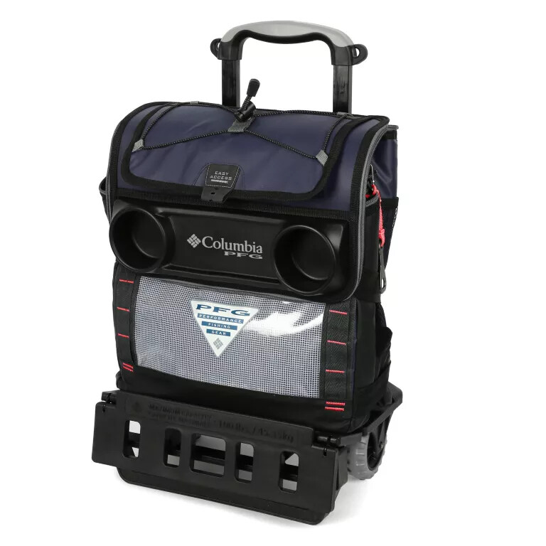 caixa térmica com rodas columbia pfg big katuna - capacidade para 60 latas