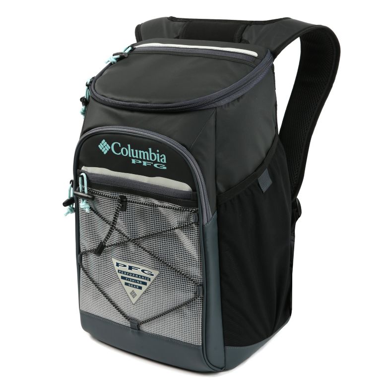 mochila térmica columbia pfg com rodinhas - capacidade para 30 latas