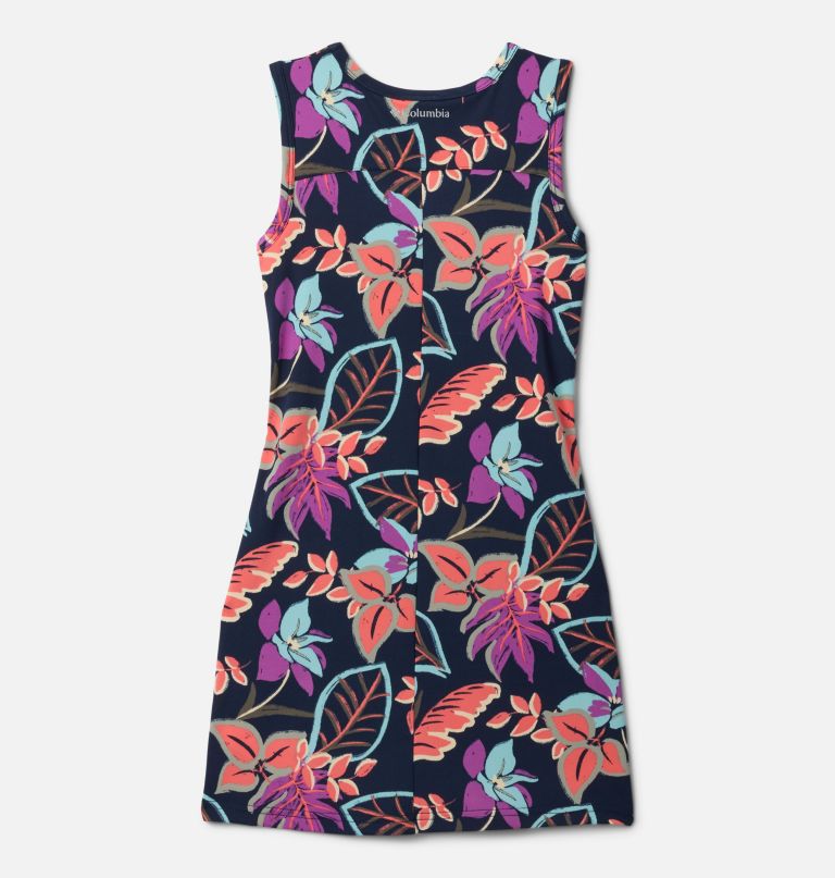 vestido estampado chill river para meninas