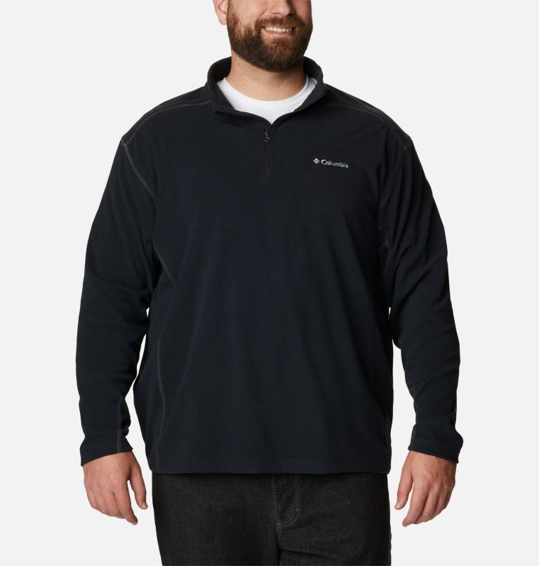 blusa de lã polar masculina klamath range ii com meio zíper - tamanho grande