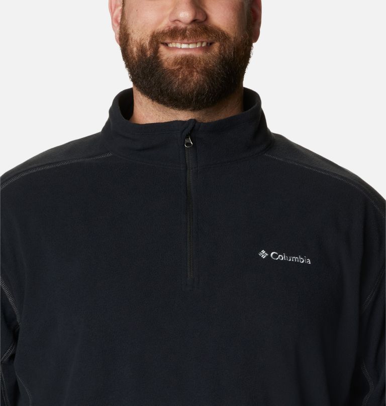 blusa de lã polar masculina klamath range ii com meio zíper - tamanho grande
