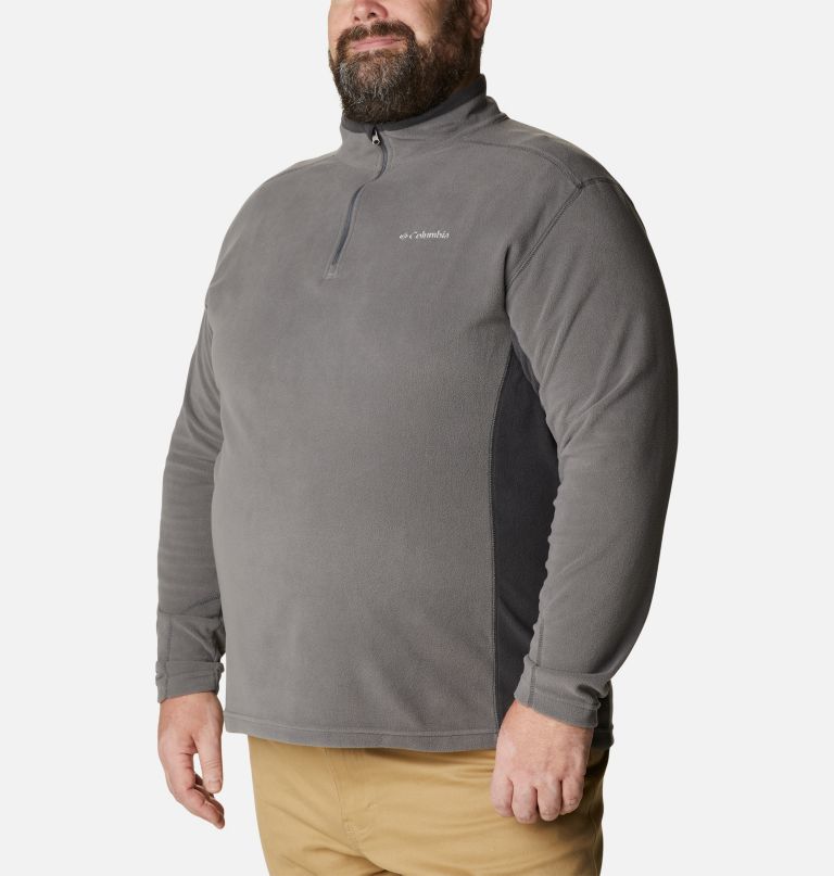 blusa de lã polar masculina klamath range ii com meio zíper - tamanho grande