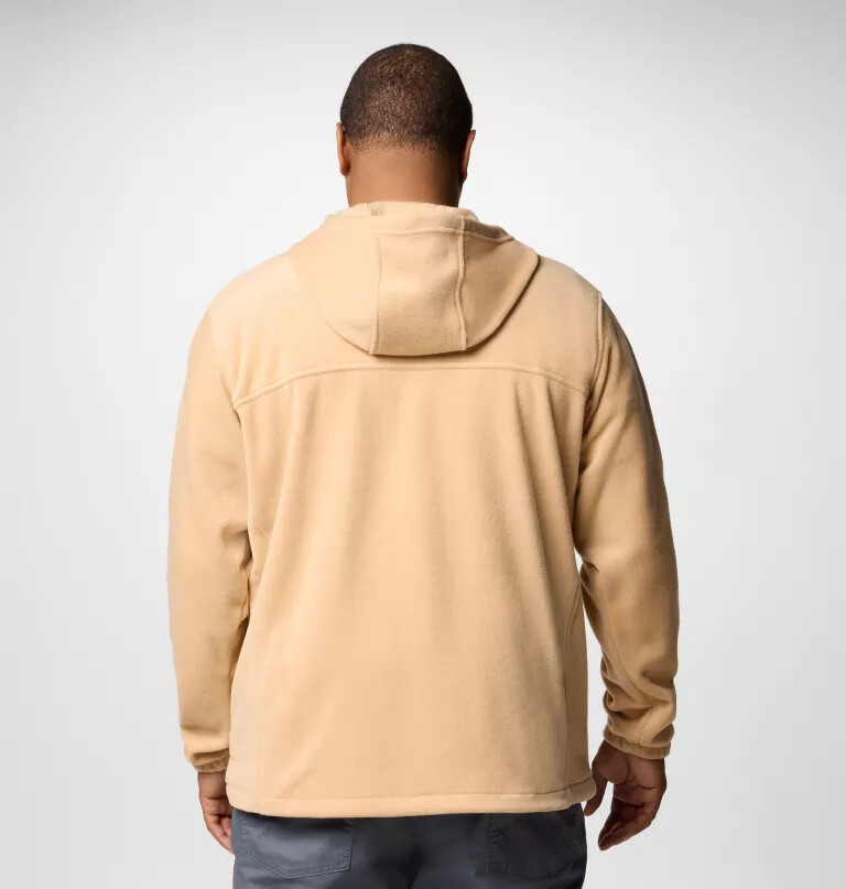 moletom com capuz e zíper frontal steens mountain para homens - tamanho grande