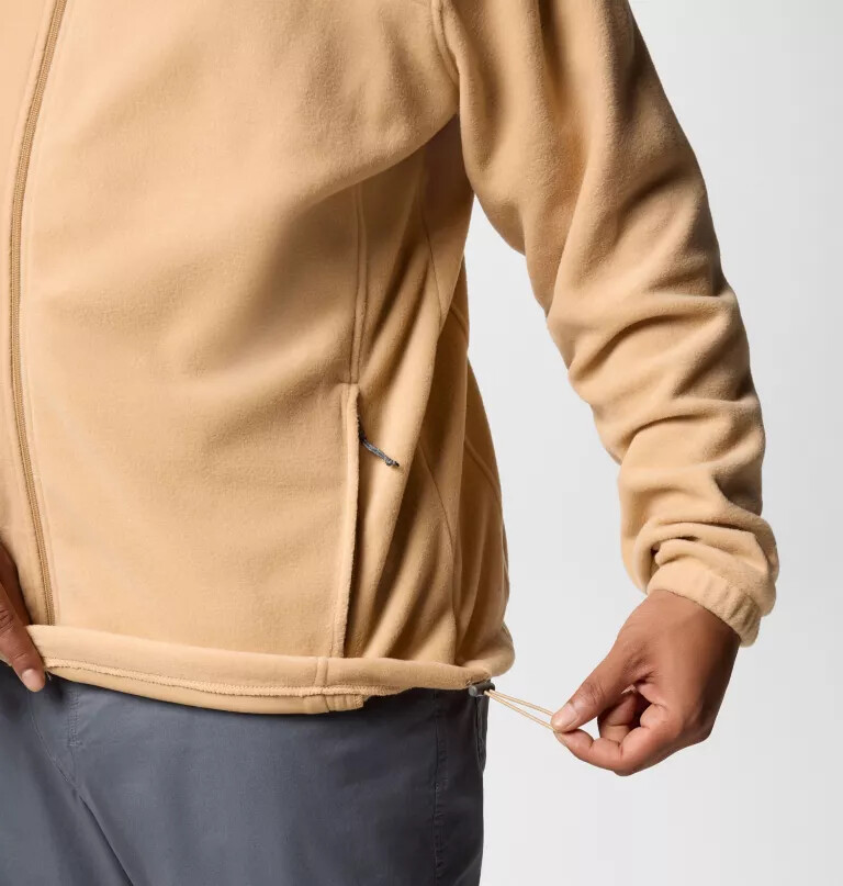 moletom com capuz e zíper frontal steens mountain para homens - tamanho grande
