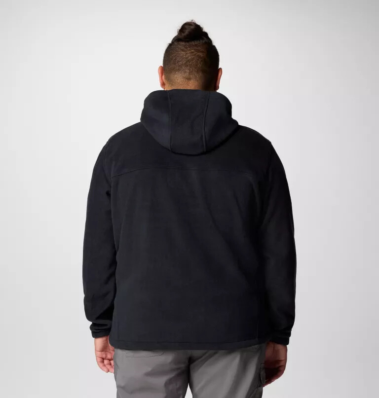 moletom com capuz e zíper frontal steens mountain para homens - tamanho grande
