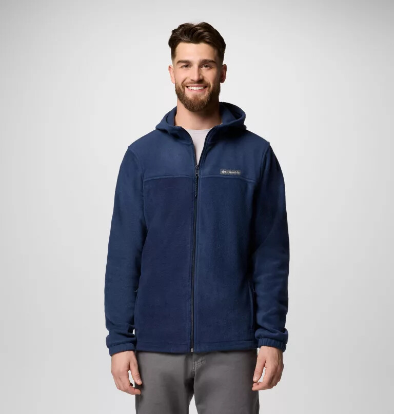 moletom com capuz e zíper frontal steens mountain para homens - tamanho alto