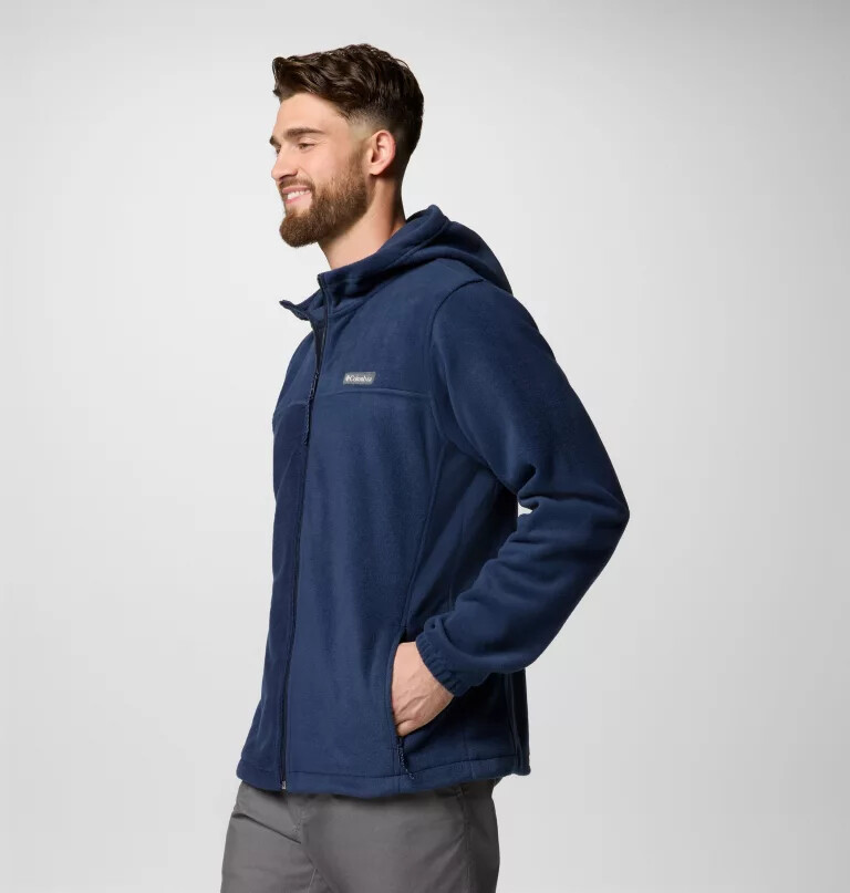 moletom com capuz e zíper frontal steens mountain para homens - tamanho alto