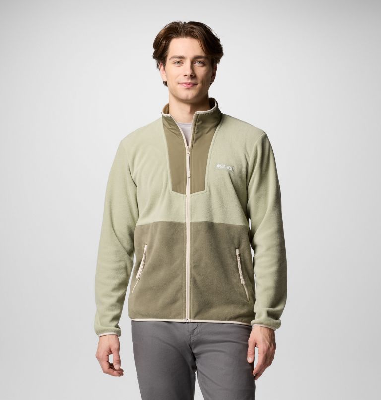 casaco de lã polar masculino sequoia grove com zíper completo - tamanho alto