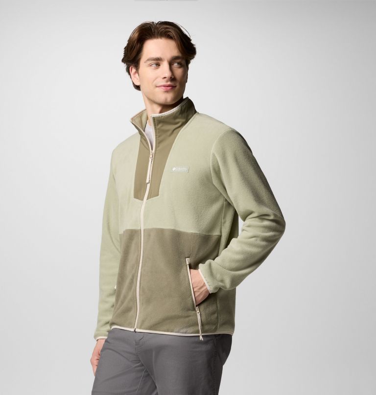 casaco de lã polar masculino sequoia grove com zíper completo - tamanho alto